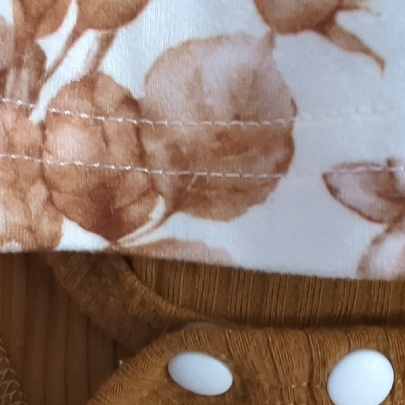 Floral Suspender Baby Romper - Picture 7 of 8